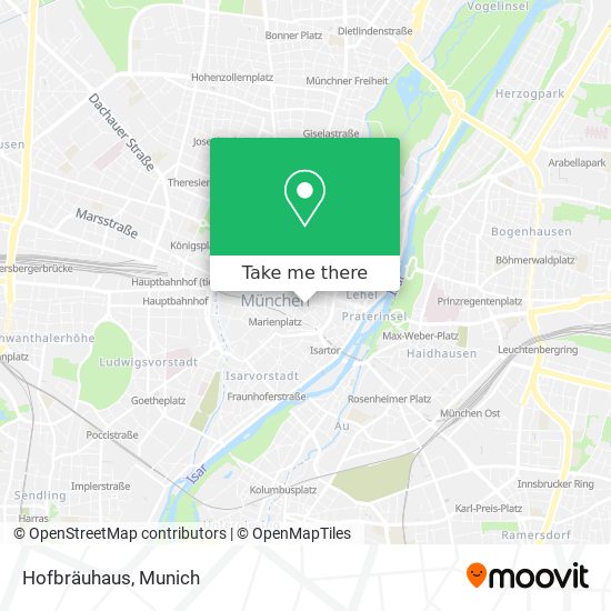 Hofbräuhaus map