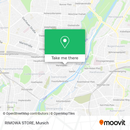 RIMOWA STORE map