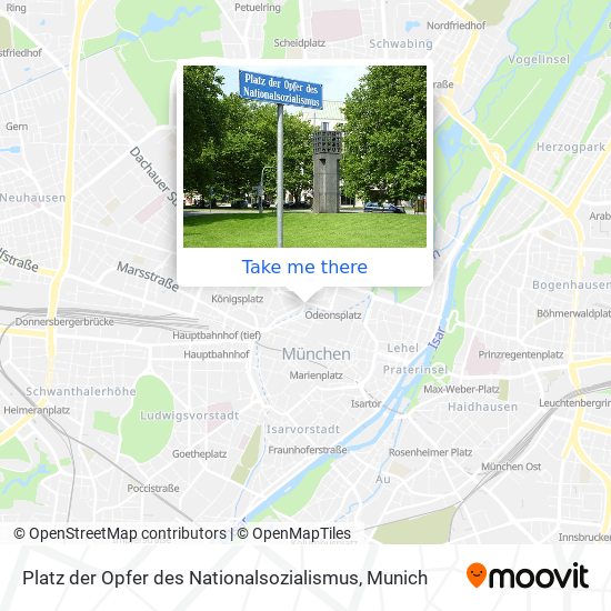 Platz der Opfer des Nationalsozialismus map
