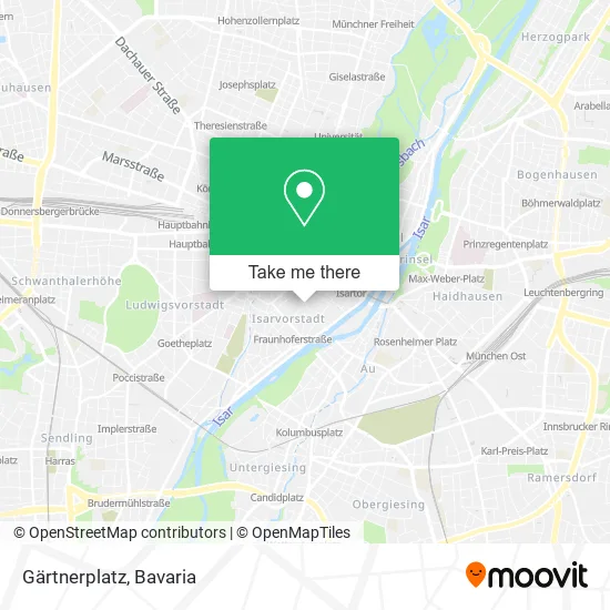 Карта Gärtnerplatz