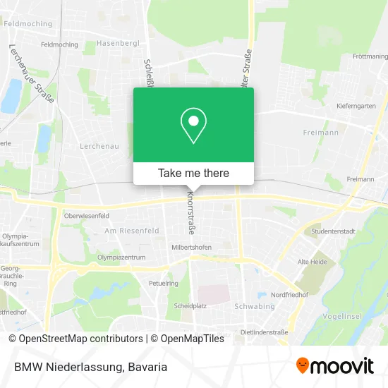 Карта BMW Niederlassung