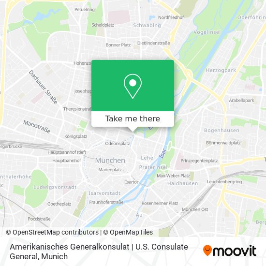 Amerikanisches Generalkonsulat | U.S. Consulate General map