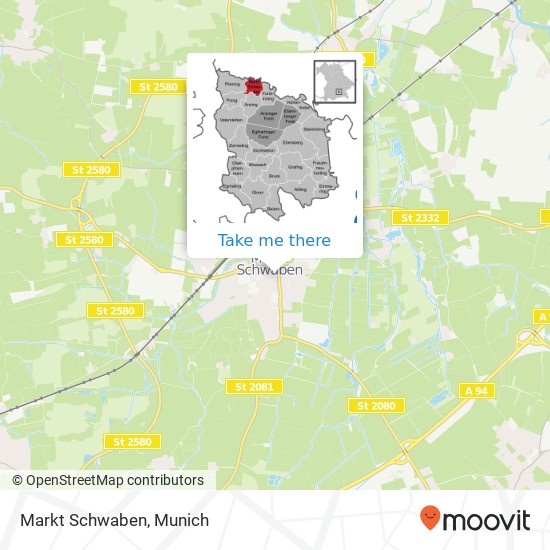 Markt Schwaben map