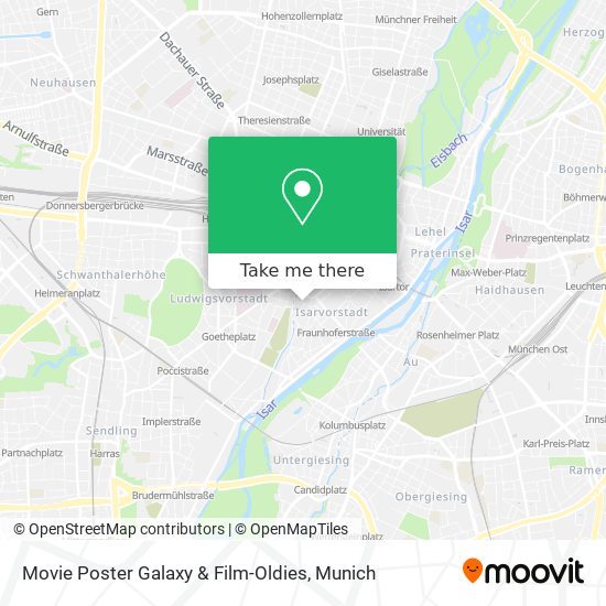 Movie Poster Galaxy & Film-Oldies map