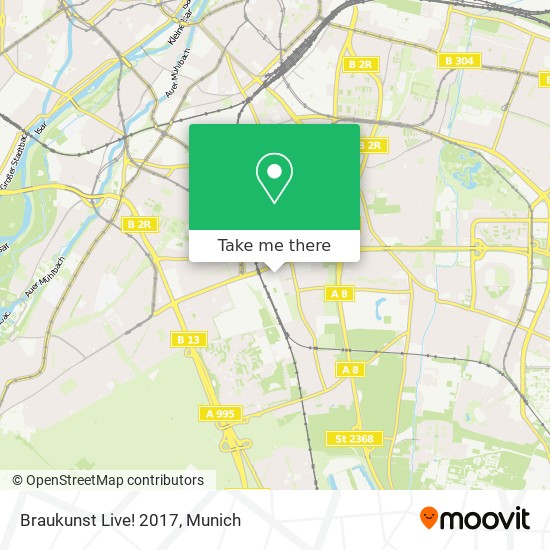 Braukunst Live! 2017 map