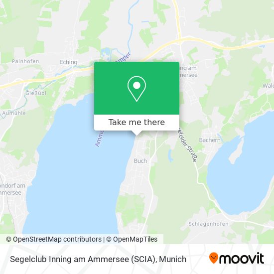 Карта Segelclub Inning am Ammersee (SCIA)