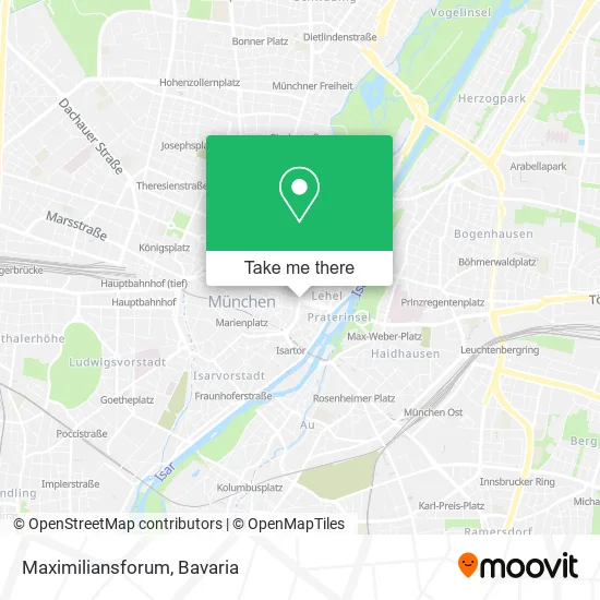 Карта Maximiliansforum