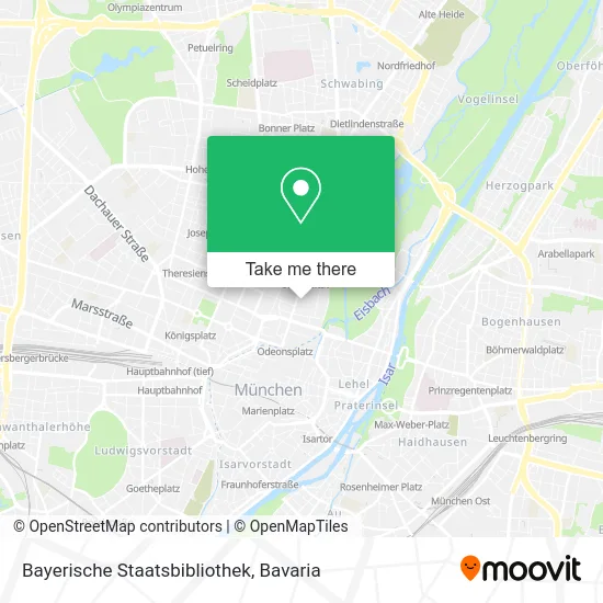 Карта Bayerische Staatsbibliothek