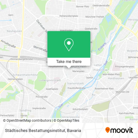 Städtisches Bestattungsinstitut map