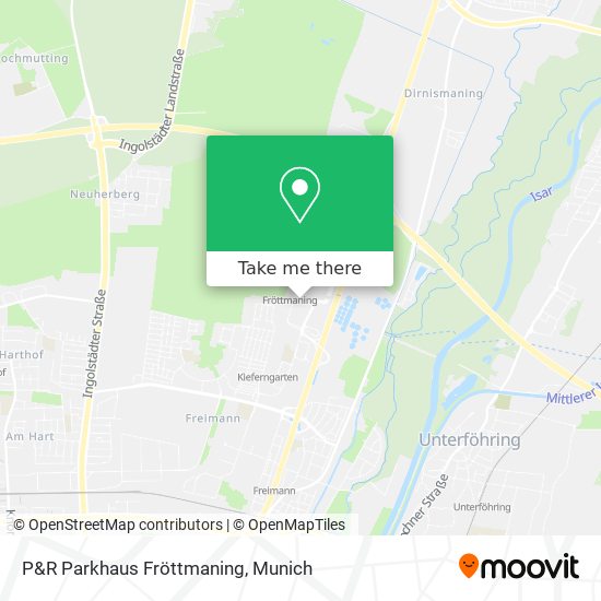 P&R Parkhaus Fröttmaning map