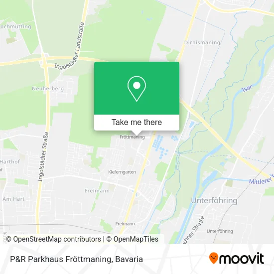 P&R Parkhaus Fröttmaning map