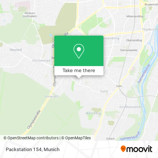 Карта Packstation 154