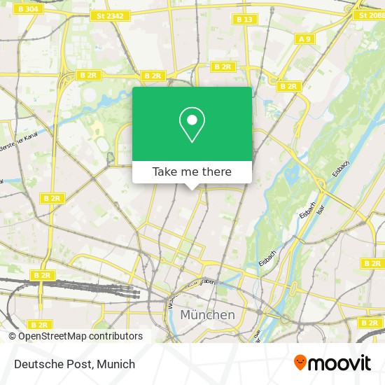 Deutsche Post map