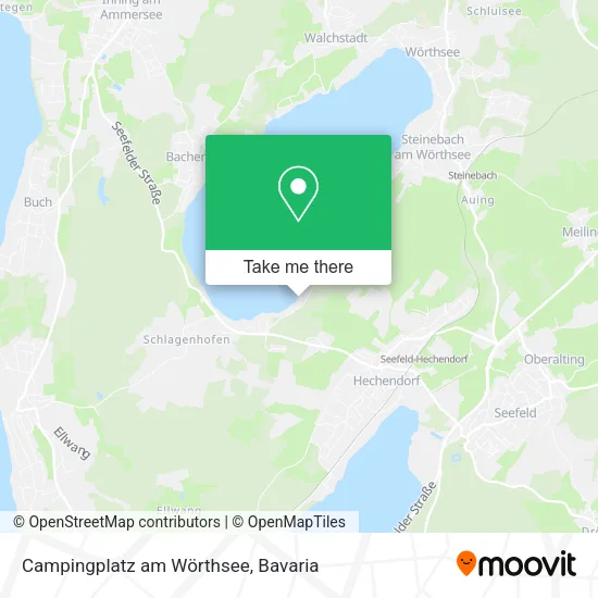 Карта Campingplatz am Wörthsee