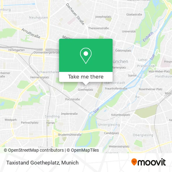 Карта Taxistand Goetheplatz