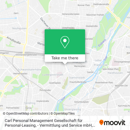 Carl Personal Management Gesellschaft für Personal-Leasing, - Vermittlung und Service mbH map