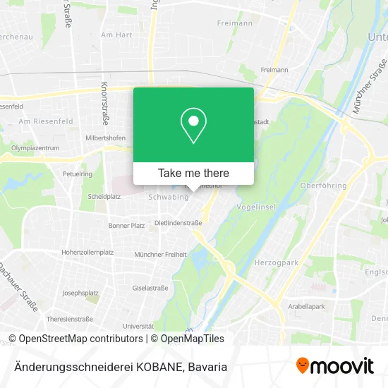 Карта Änderungsschneiderei KOBANE
