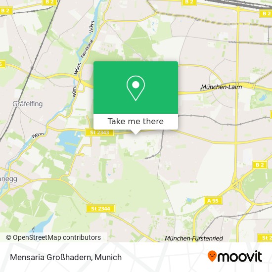 Карта Mensaria Großhadern