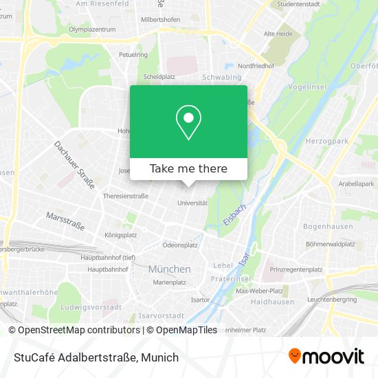 StuCafé Adalbertstraße map