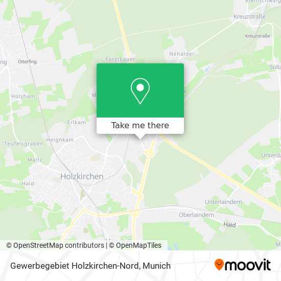 Gewerbegebiet  Holzkirchen-Nord map