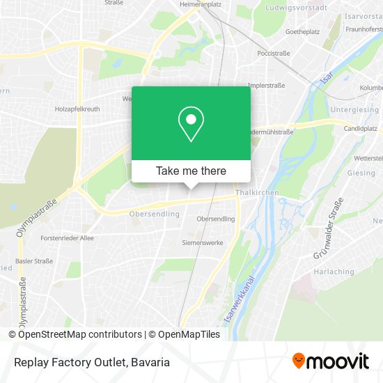 Карта Replay Factory Outlet