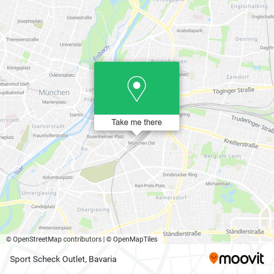 Sport Scheck Outlet map