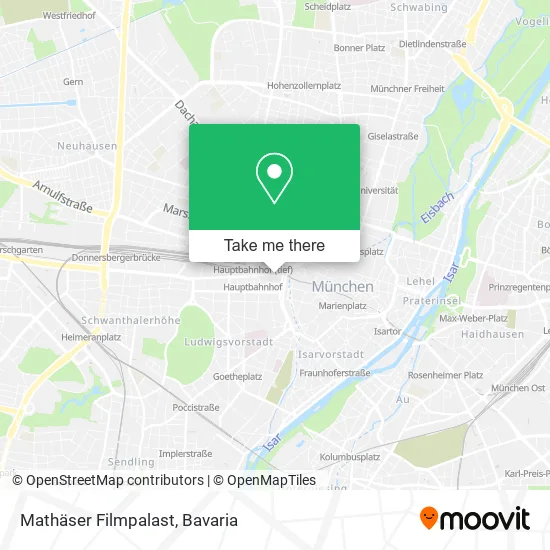 Карта Mathäser Filmpalast