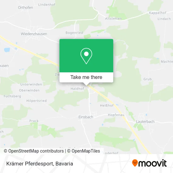 Карта Krämer Pferdesport