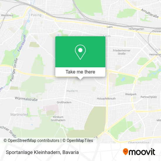 Карта Sportanlage Kleinhadern