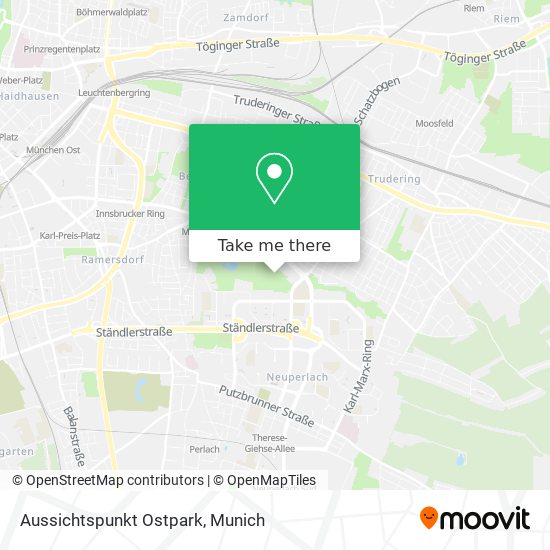 Aussichtspunkt Ostpark map