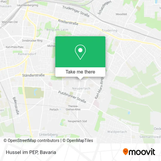 Карта Hussel im PEP