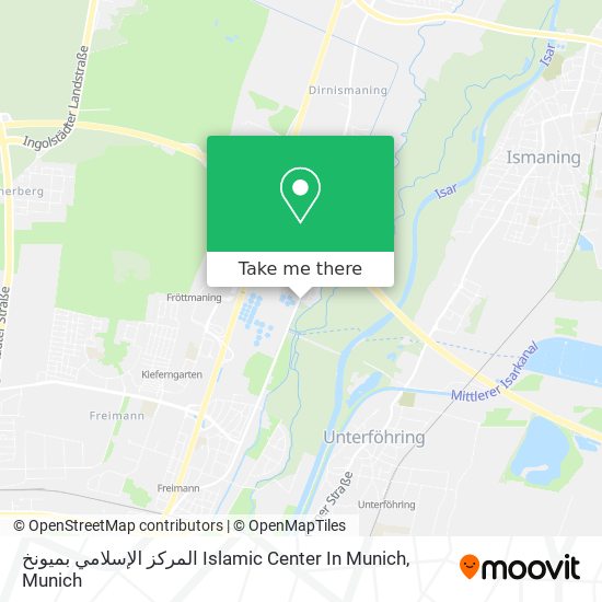 المركز الإسلامي بميونخ Islamic Center In Munich map