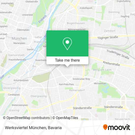 Карта Werksviertel München