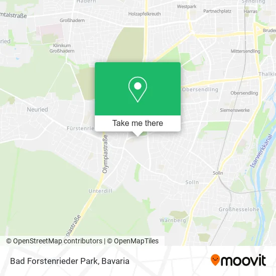 Карта Bad Forstenrieder Park