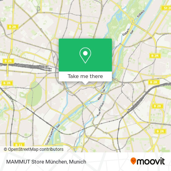 MAMMUT Store München map