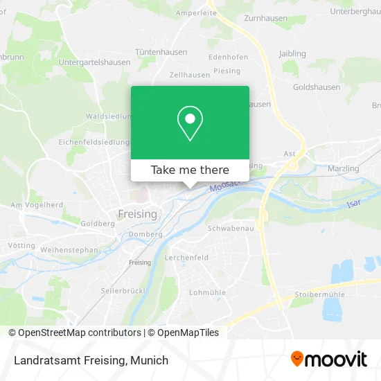 Карта Landratsamt Freising