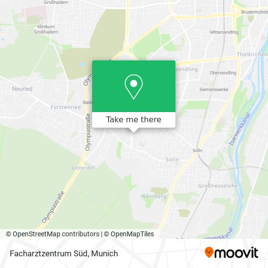 Facharztzentrum Süd map