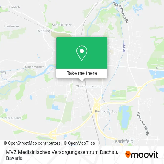 Карта MVZ Medizinisches Versorgungszentrum Dachau