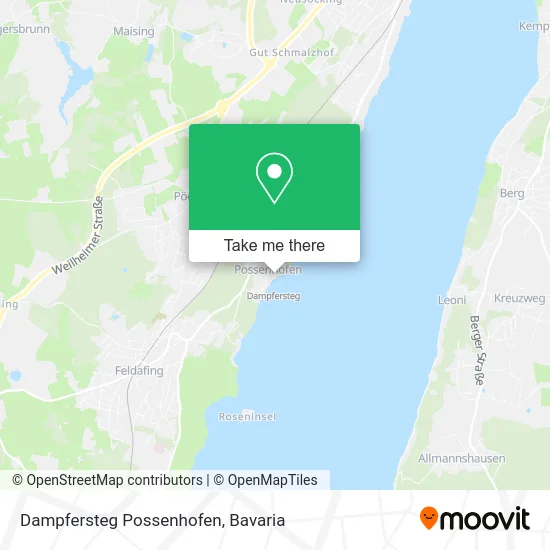 Карта Dampfersteg Possenhofen