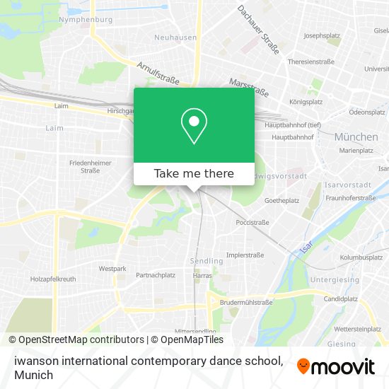 iwanson international contemporary dance school map