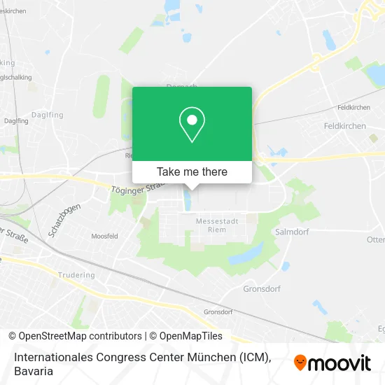 Карта Internationales Congress Center München (ICM)