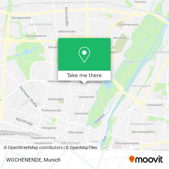 WOCHENENDE map