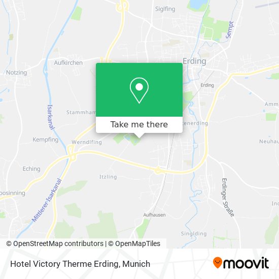 Hotel Victory Therme Erding map