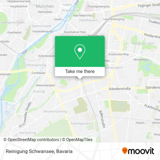 Карта Reinigung Schwansee