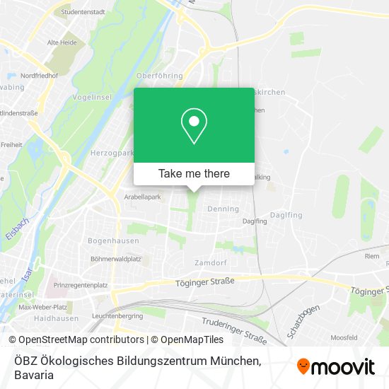 ÖBZ Ökologisches Bildungszentrum München map
