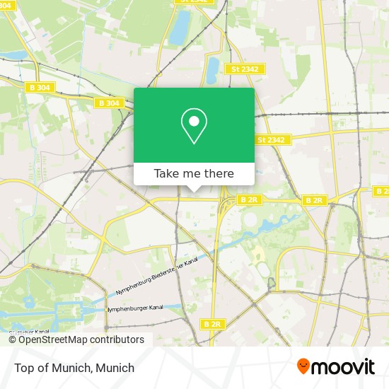 Top of Munich map