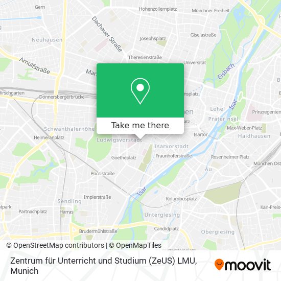 Zentrum für Unterricht und Studium (ZeUS) LMU map