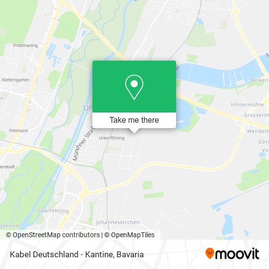 Kabel Deutschland - Kantine map