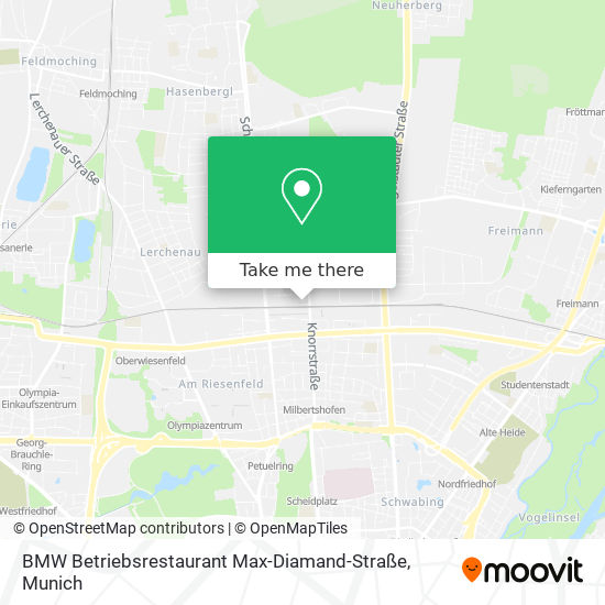 BMW Betriebsrestaurant Max-Diamand-Straße map