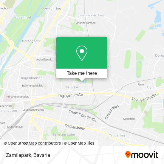 Карта Zamilapark
